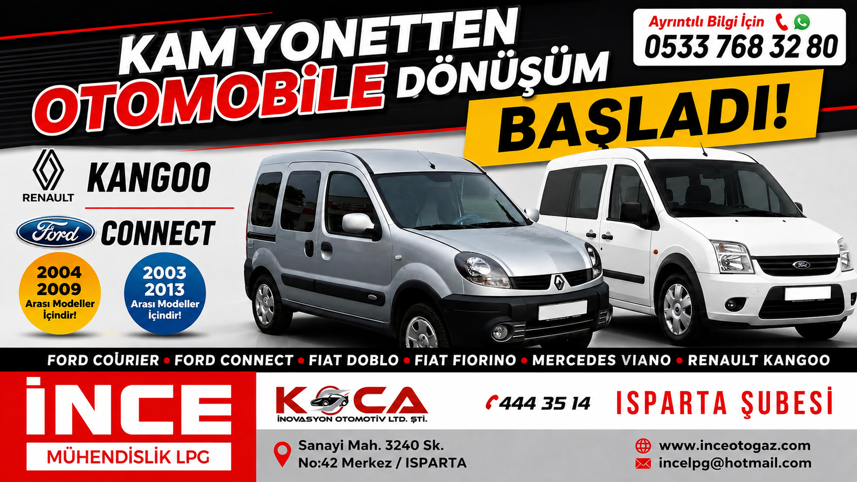 Kamyonetten otomobile dönüşüm başladı! Ruhsatta otomobil avantajı artık mümkün